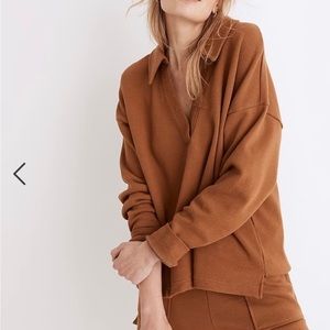 Madewell Collared Sweatshirt - M